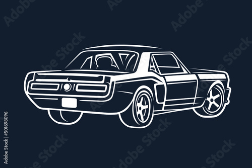 Car illustrator. Street racing.