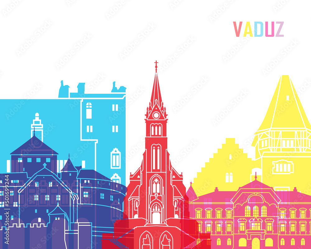 Vaduz skyline pop Vaduz skyline pop