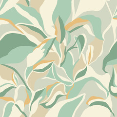 Keuken achterwand Planten patronen Abstract bladpatroon modern design  © Claramh