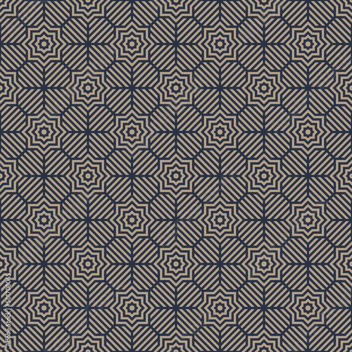Square seamless pattern. Geometric background.
