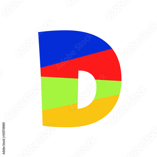Obraz na płótnie Colorful letter D
graphic, illustration, button, web, white background, icon, texture, background w salonie