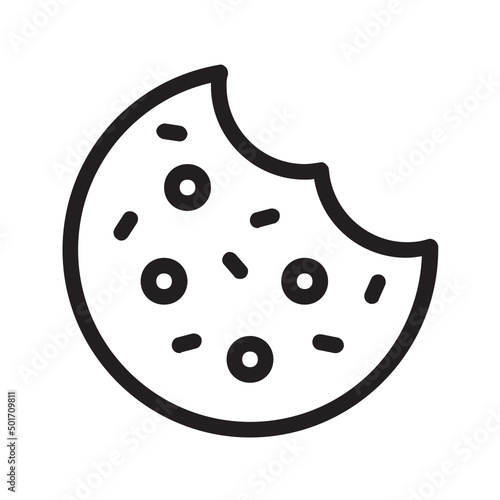 Cookie , Bakery outline icon.