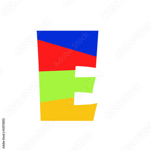 Obraz na płótnie Colorful letter E
graphic, illustration, button, web, white background, icon, texture, background w salonie