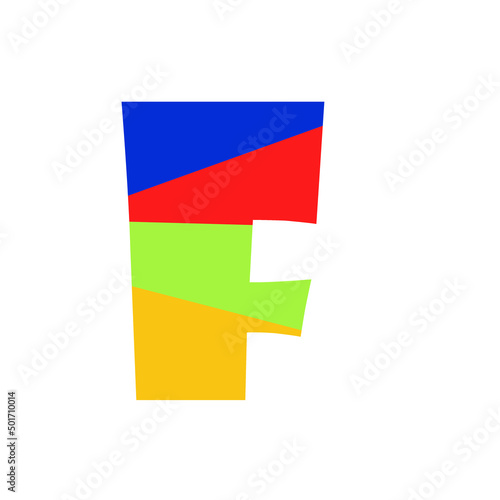 Obraz na płótnie Colorful letter F
graphic, illustration, button, web, white background, icon, texture, background w salonie