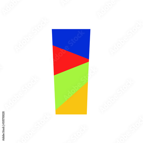 Colorful letter I
graphic, illustration, button, web, white background, icon, texture, background