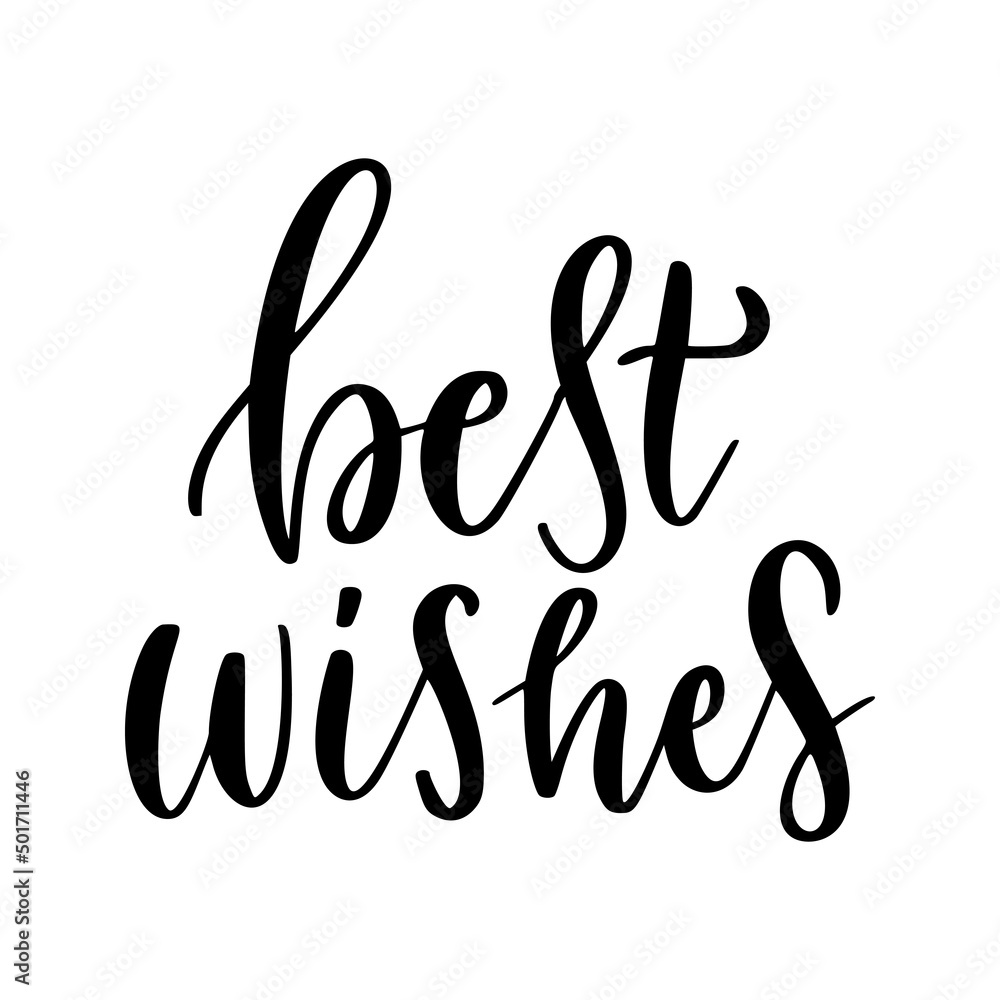 Best wishes - Christmas typography, handwriting lettering. Holidays greeting card. Xmas text calligraphy style. Christmas festive design element. Isolated on white background. Best wishes - Christmas typography, handwriting lettering. Holidays greeting card. Xmas text calligraphy style. Christmas festive design element. Isolated on white background.