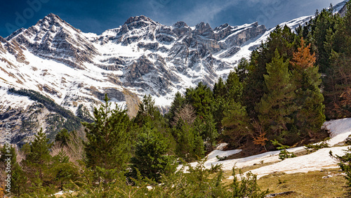 Gavarnie circus in the french pyrenees