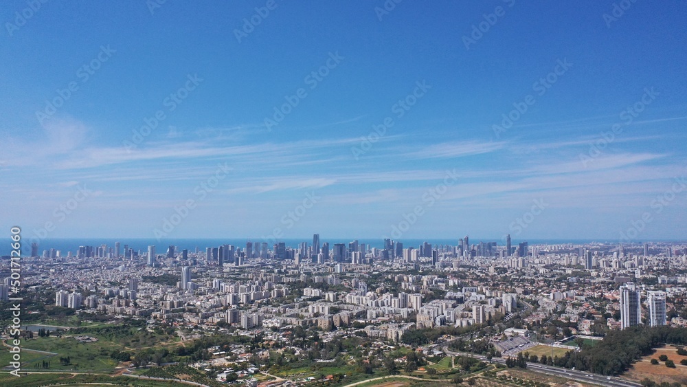 defaultTel Aviv City Panorama Aerial view in summer
Drone view over tel aviv cityscape with skyscrapers, 2022
