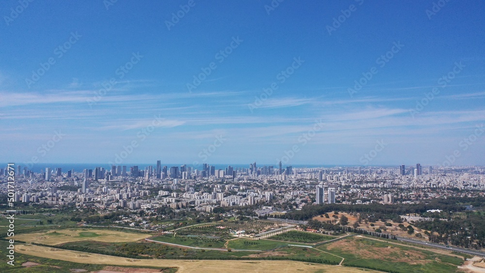 defaultTel Aviv City Panorama Aerial view in summer
Drone view over tel aviv cityscape with skyscrapers, 2022
