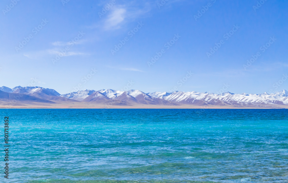 Natural scenery of Namtso Lake in Tibet