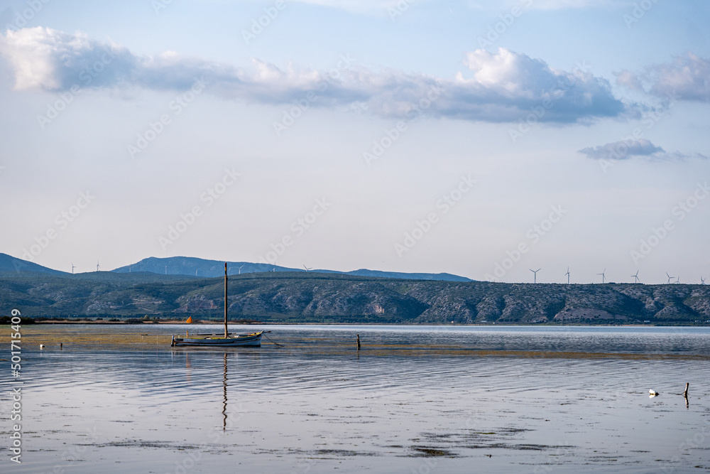 lake and mountains