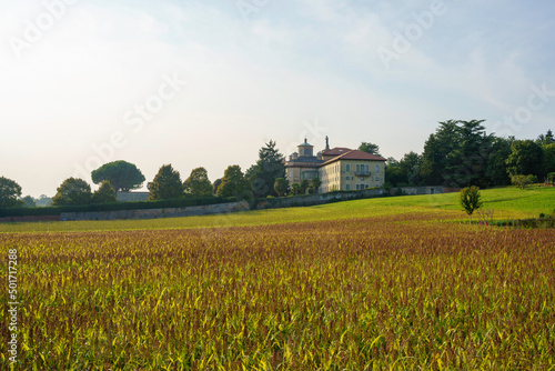 Landscape in Brianza near Tregasio  Italy