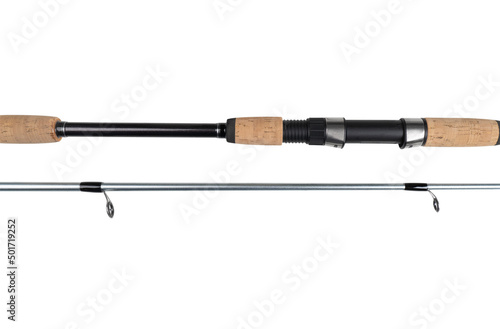 Fotografie, Obraz Fishing rod spinning close-up