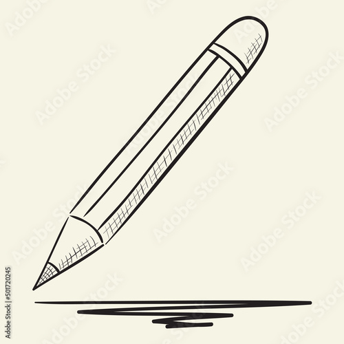 Hand drawn pencil illustration