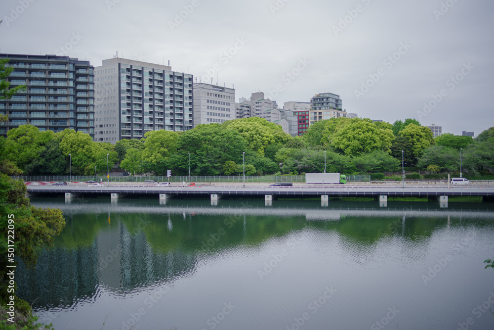 千鳥ヶ淵と首都高速