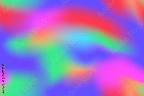 Bright fluid seamless background. Modern neon gradient surface. Abstract liquid shapes vivid colors tile texture
