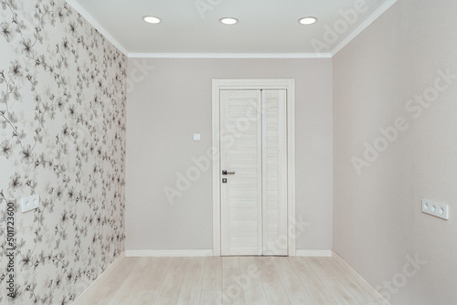 empty modern room with door