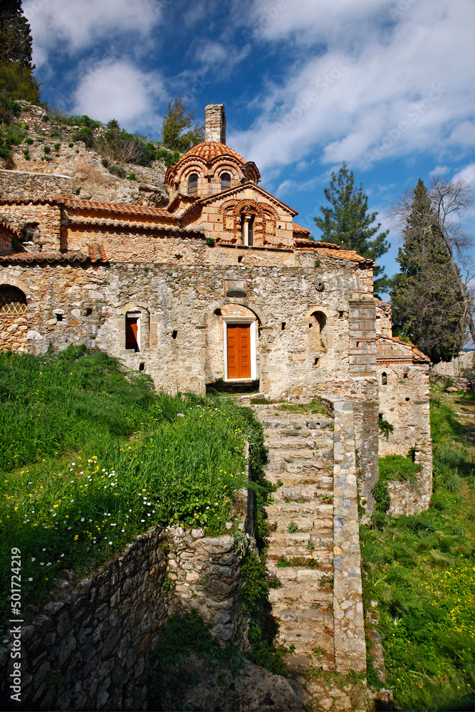 Perivleptos monastery in the medieval, byzantine 
