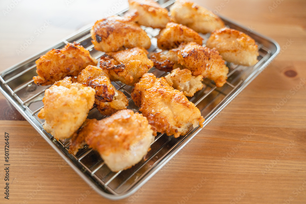 食べ物素材 ボリューム満点の唐揚げ 食べ物素材 ボリューム満点の唐揚げ
