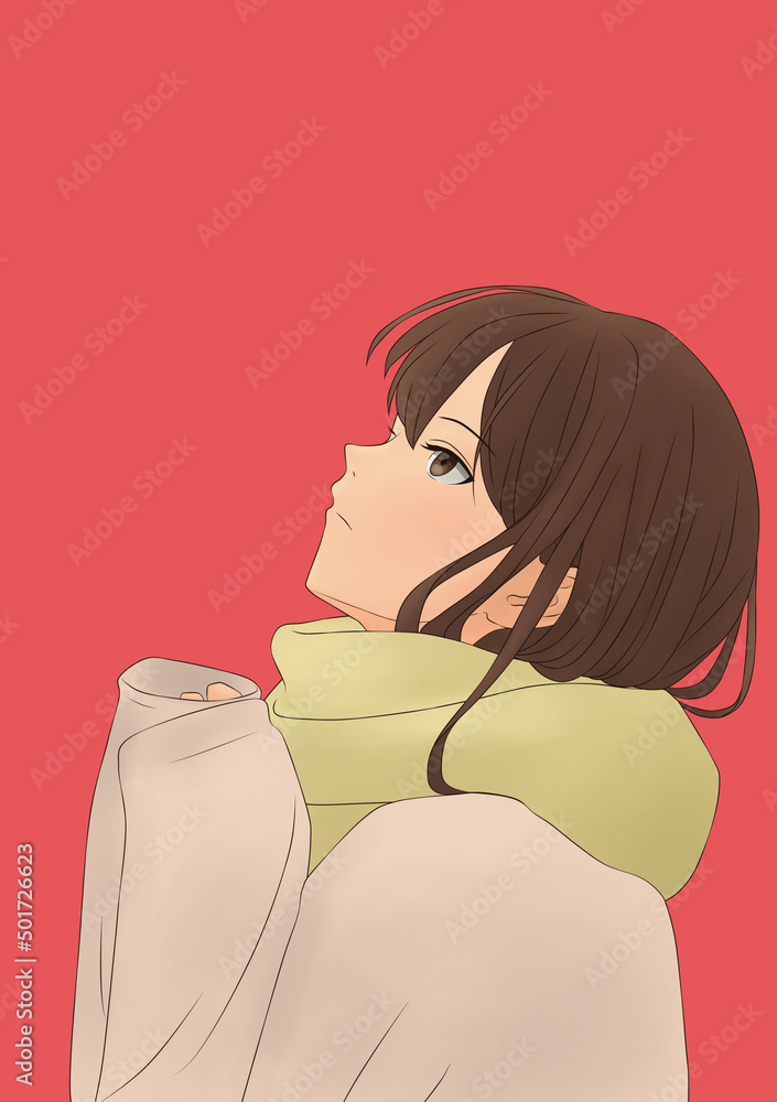 Fototapeta premium woman anime