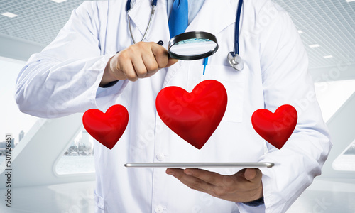 Cardio health care concept
