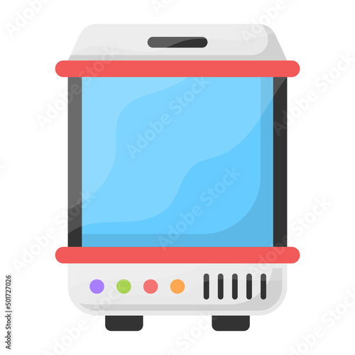 egg hatching machine Concept, Eggs Incubation Device vector color icon design, Poultry farming symbol, Meat or Eggs Production Sign, Protein and farmyard equipment stock illustration