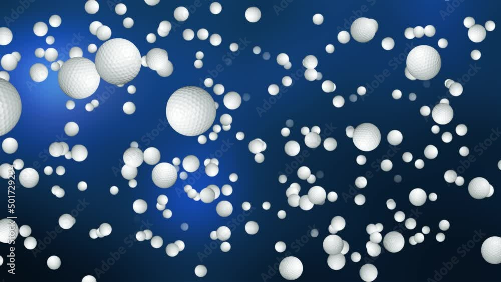 loop 3D animation of the falling golden golf balls rendered 4K Background. Golf Ball in Motion. Golfing sport and hobby concept. Golfing game concept, sport training activity. Winning team goal. loop 3D animation of the falling golden golf balls rendered 4K Background. Golf Ball in Motion. Golfing sport and hobby concept. Golfing game concept, sport training activity. Winning team goal.