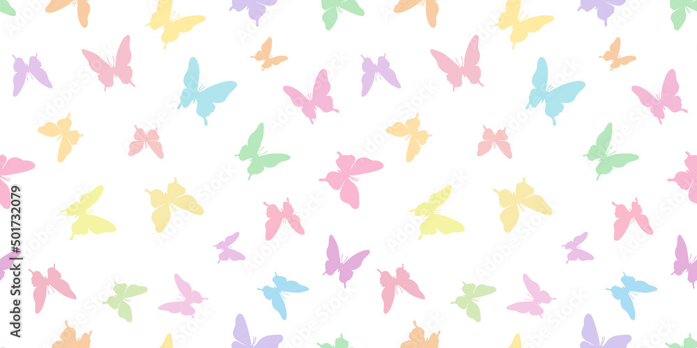 Butterfly vector pattern, repeat tile Butterfly vector pattern, repeat tile