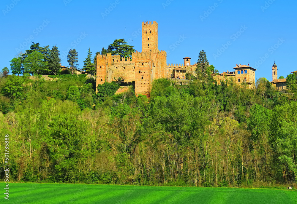 View of Castell'Arquato,Italy