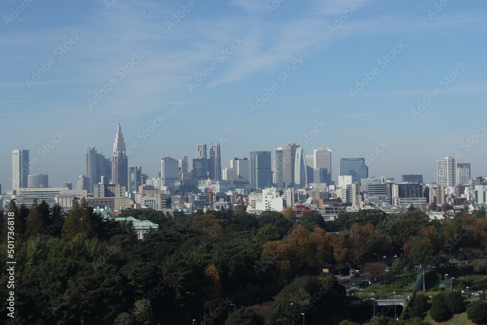 voir la ville de tokyo en hauteur est vraiment beau
