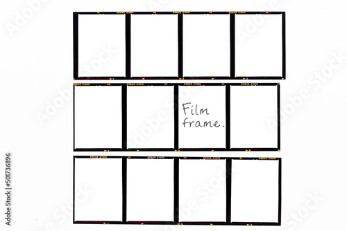 Bangkok, Thailand - December 21, 2021 film collections frame.Kodak colour Films.