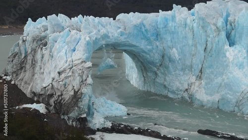 The Final Rupture of Perito Moreno Glacier: Ice Bridge Collapse in Stunning Detail - Spectacular Final Rupture and Massive Ice Calving in Argentine Patagonia