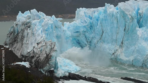 The Final Rupture of Perito Moreno Glacier: Ice Bridge Collapse in Stunning Detail - Spectacular Final Rupture and Massive Ice Calving in Argentine Patagonia