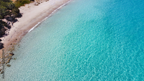 beach with crystal clear turquoise waters - Kounoupi Beach, Paralia Kounoupiou, near Porto Heli, Peloponnese, Greece © steli[ο]rama