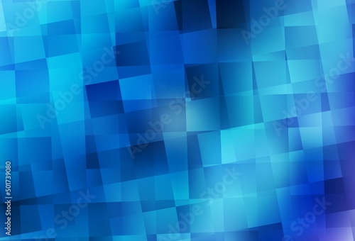 Light BLUE vector backdrop with rhombus.