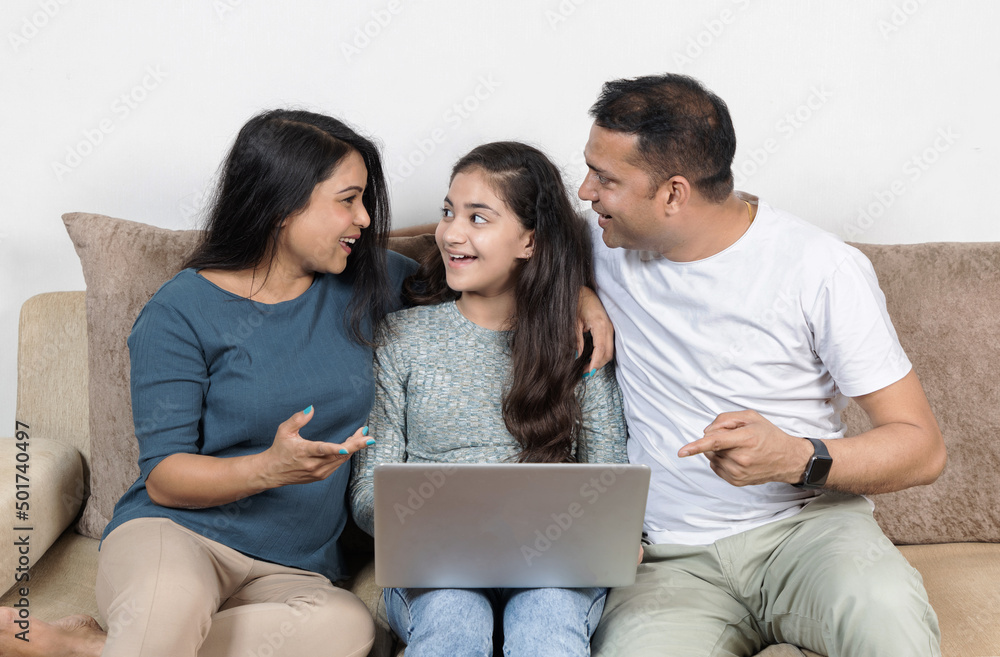 parents with daughter celebrating together parents with daughter celebrating together
