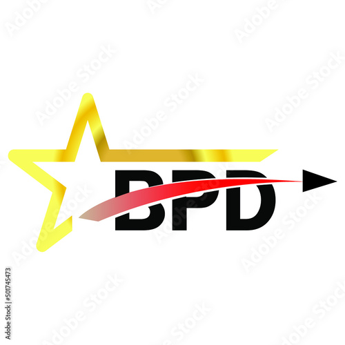 BPD letter logo design. BPD creative  letter logo. simple and modern letter logo. BPD alphabet letter logo for business. Creative corporate identity and lettering. vector modern logo.  photo