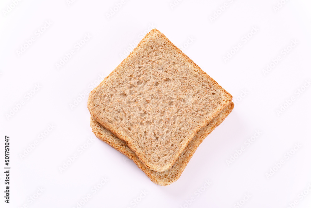 Raw toast bread on white background. Raw toast bread on white background.