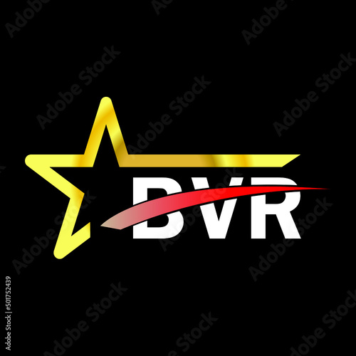 BVR letter logo design. BVR creative  letter logo. simple and modern letter logo. BVR alphabet letter logo for business. Creative corporate identity and lettering. vector modern logo.  photo