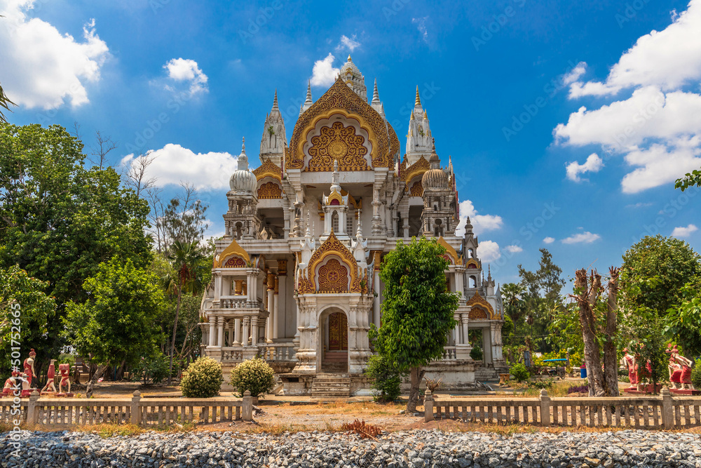 Fototapeta premium temple surroundings in suphanburi, thailand