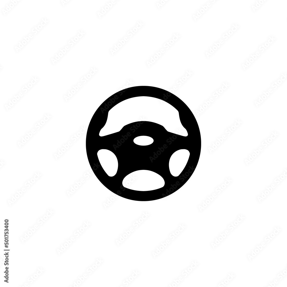 Steering wheel logo vector design template Steering wheel logo vector design template