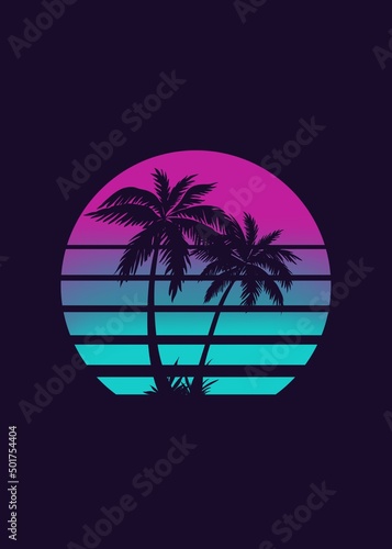 PALM TREE POSTER