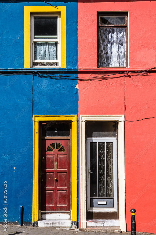 Colorful houses in Cork 1