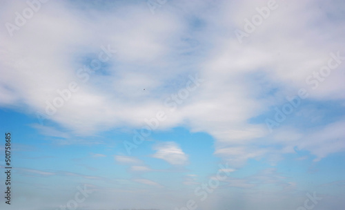 blue sky with cloud, as background