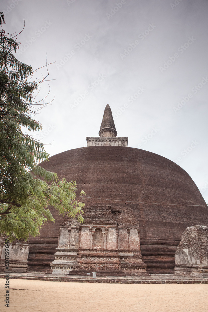 Remains of an ancient historical Buddhist site in Polonnaruwa, Sri Lanka. Remains of an ancient historical Buddhist site in Polonnaruwa, Sri Lanka.