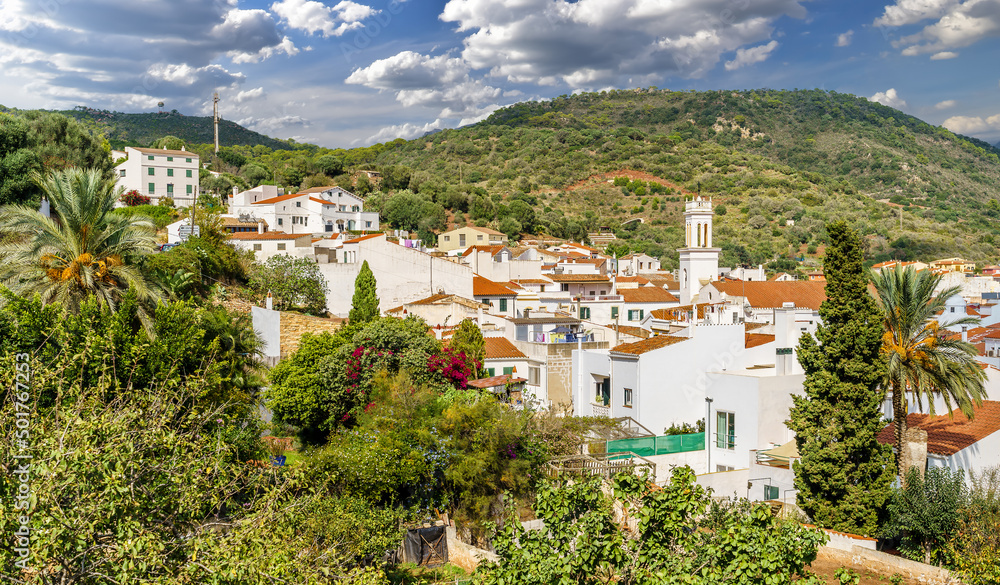 Landscape with Ferreries town, Menorca island, Spain