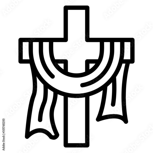 Cross line icon. Can be used for digital product, presentation, print design and more.