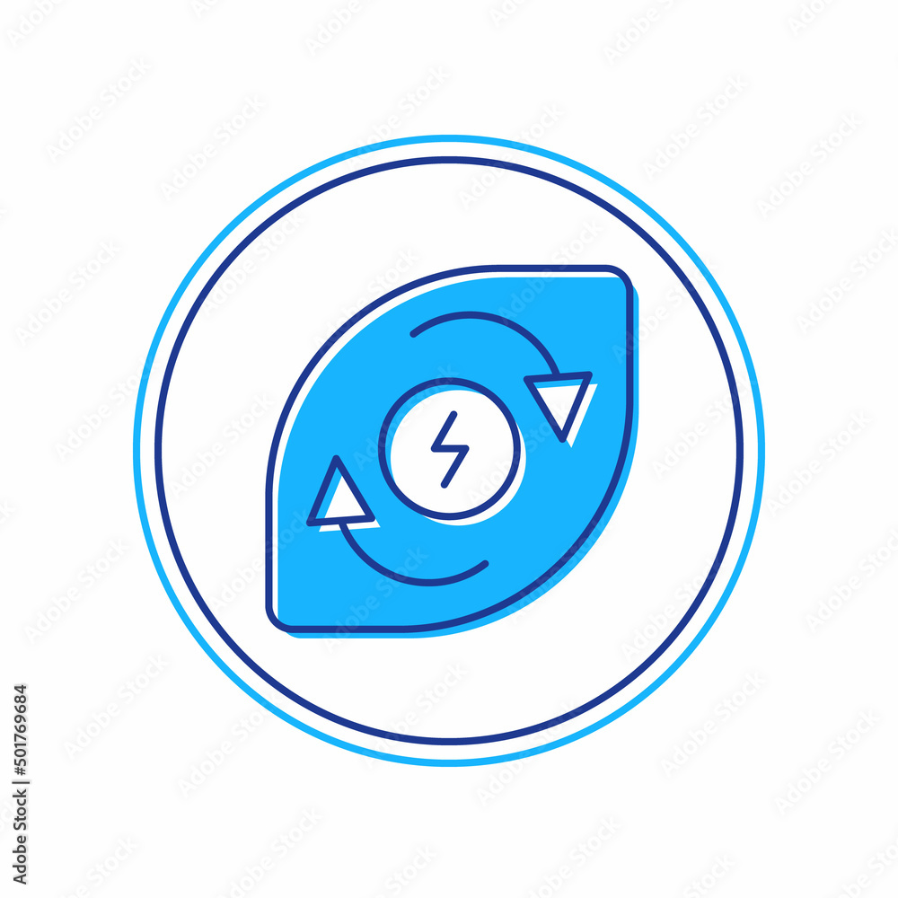 Filled outline Water energy icon isolated on white background. Ecology concept with water droplet. Alternative energy concept. Vector Filled outline Water energy icon isolated on white background. Ecology concept with water droplet. Alternative energy concept. Vector