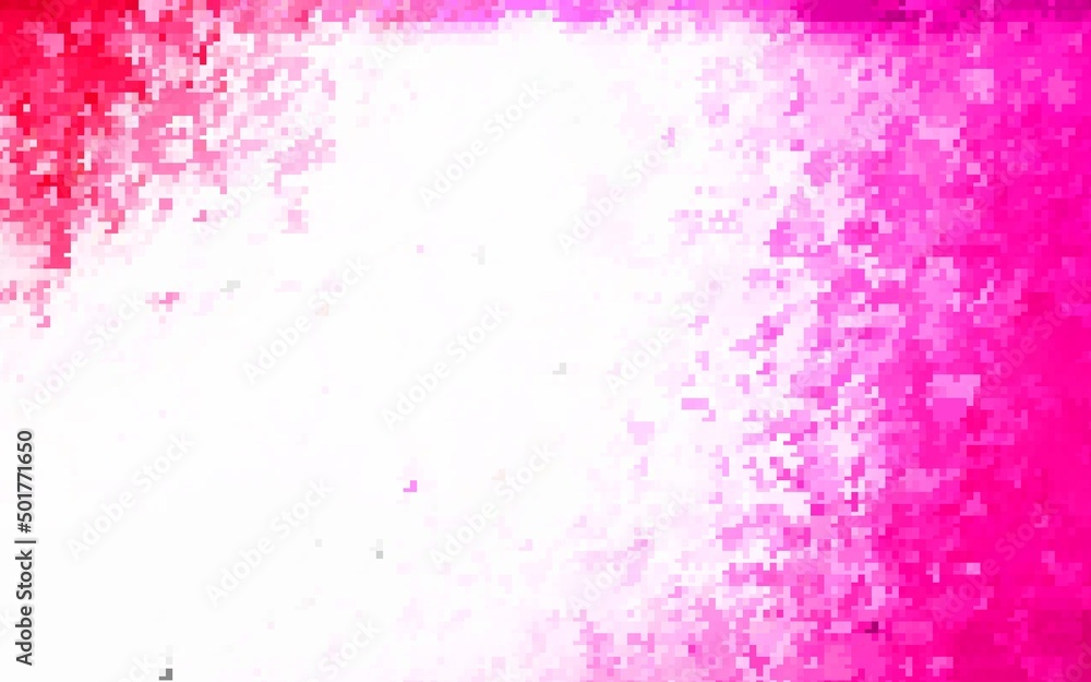 Light Purple, Pink vector pattern in square style.