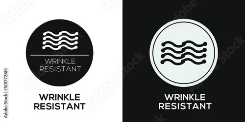 Creative (Wrinkle resistant) Icon, Vector sign.